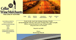Desktop Screenshot of cellar55winemerchants.com